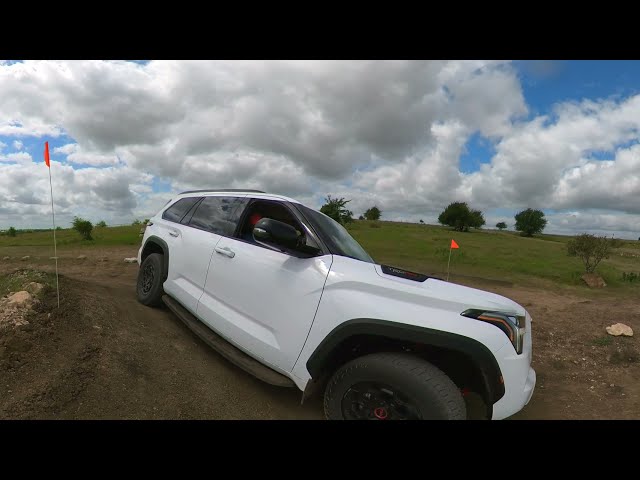 Off Road Inside and Outside 2023 Toyota Sequoia TRD Pro