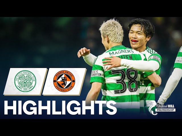 Celtic 2-0 Dundee United | Celtic Extend lead to 16 Points! | William Hill Premiership