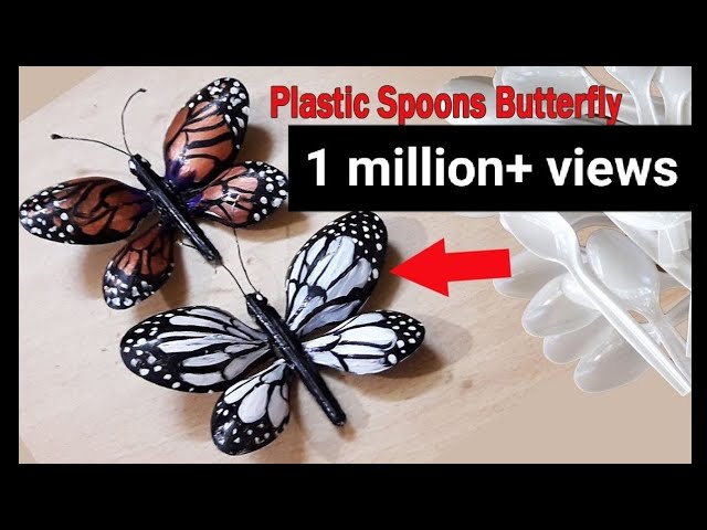 DIY Plastic spoon craft idea| Plastic spoon reuse idea Rajni's Art n Crafts