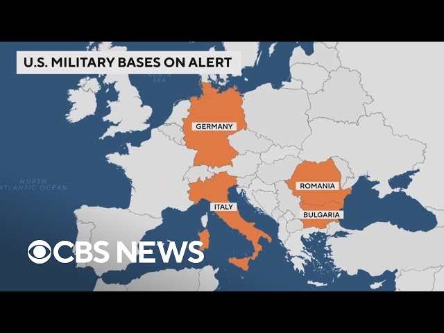 U.S. military bases in Europe on heightened alert. Here's what to know.