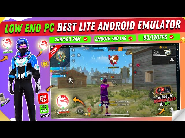 (2024) Lenovo Emulator Best For Low End PC Free Fire | Best Lite Android New Emulator For PC