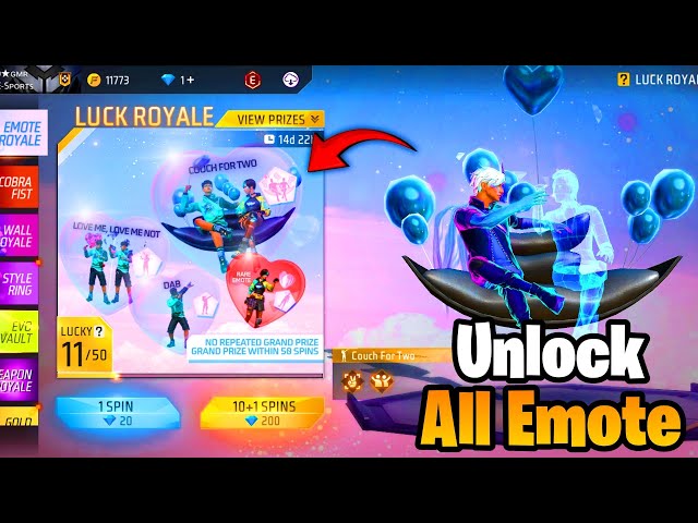 New Emote Royale 1 Spin Trick  😱🔥- I Heart You Emote Main Kitna Diamond Lagega | Free Fire New Event