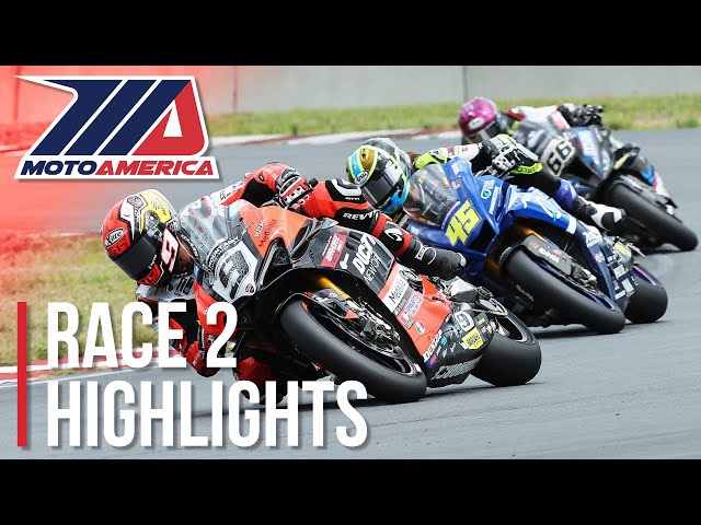 MotoAmerica Medallia Superbike Race 2 Highlights at Brainerd International Raceway 2022