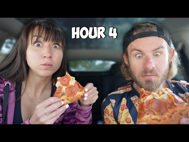 We Ate The UNHEALTHIEST Fast Food Pizzas For 24 Hours!