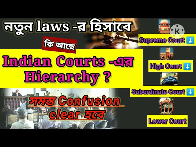 Hierarchy of Courts Explained|Structure of judiciary in India|@legal knowledge with suniti