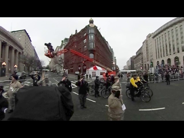 360 President Trump Inaugural Parade