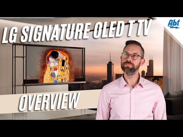 LG Signature OLED T Series 77 Inch Transparent 4K OLED At Abt