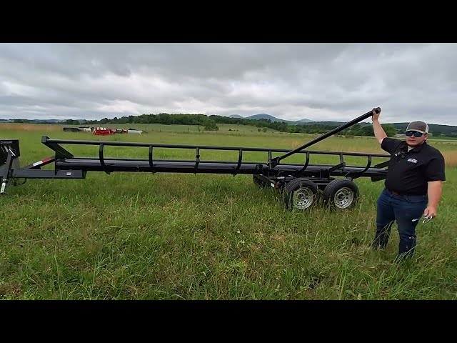 25' Bumper Pull Bale Ox Trailer