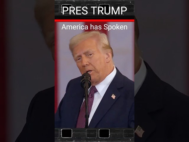 Trump: America Has Spoken