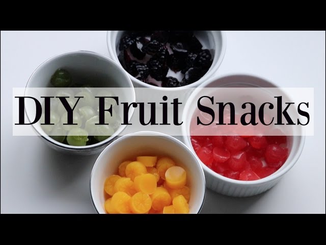 DIY Homemade Natural Fruit Snacks / Gummies - 4 Recipes ♡ NaturallyThriftyMom