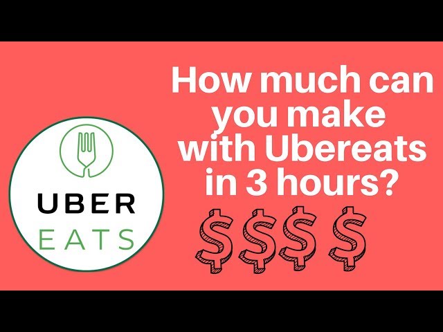 How much can you make driving for UberEats in 3 hours #ubereats