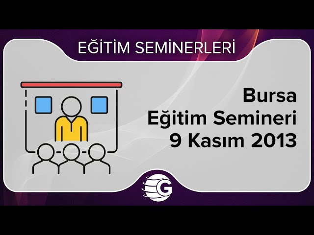 GCM Forex Eğitim Semineri - 9 Kasım 2013, Bursa