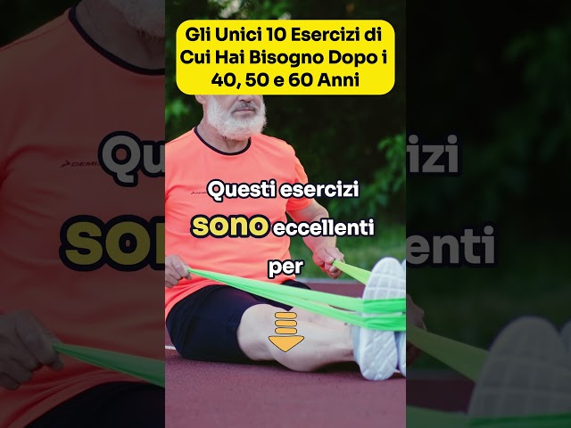 🚨 Devi Fare QUESTI 10 Esercizi se hai 40, 50 o 60 Anni! 🔥 Perdi Grasso e Ringiovanisci 💪