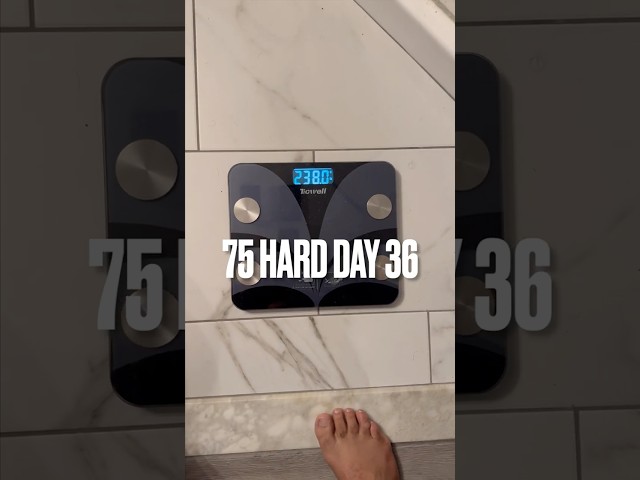 50LB Weight Loss Journey | 75 Hard Day 36