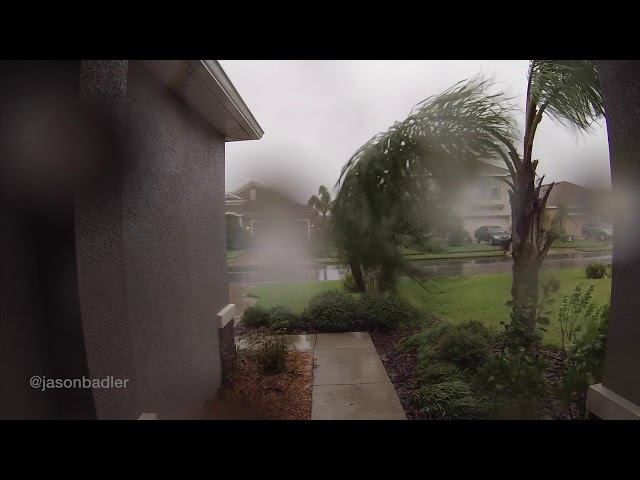 Current conditions of Hurricane Irma in Bradenton Florida