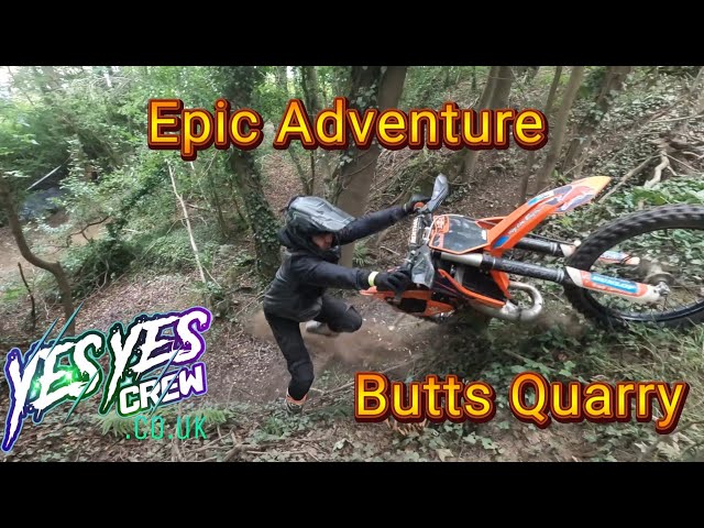 Epic Adventures offroad with the Yes Yes Crew at Butts Quarry. Found never seen before hills.