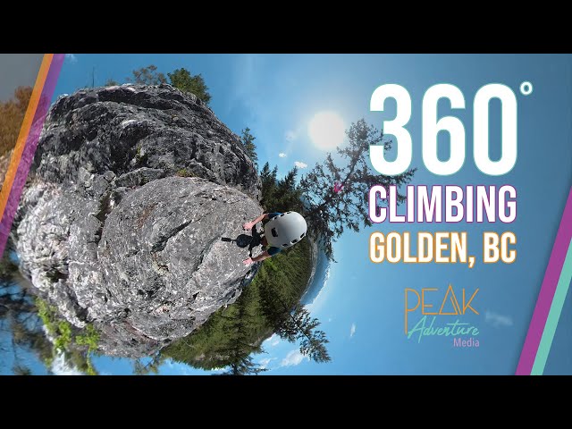 360 Climbing in Golden, British Columbia | VR Climbing 4K