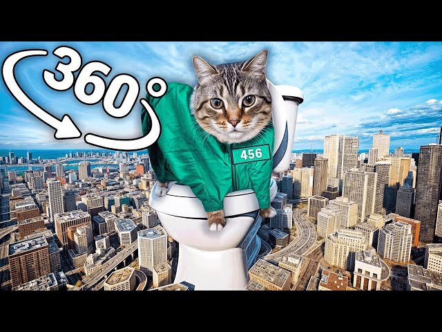 OIIAOIIA Cat in Your City! | 360° VR Animation