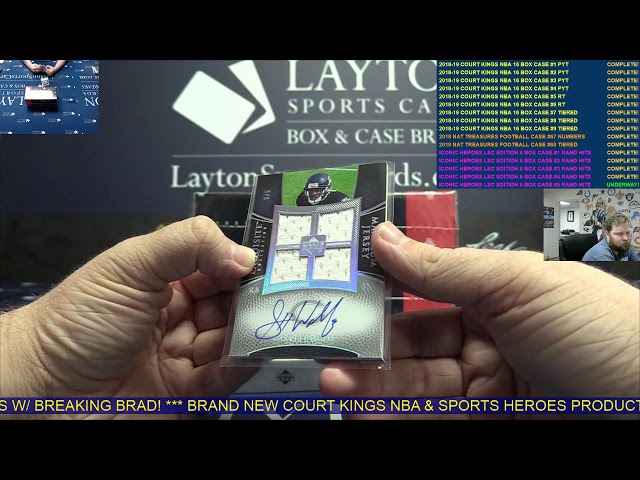 2007 UD Exquisite Football 3 Box FULL Case Break for Matthew S