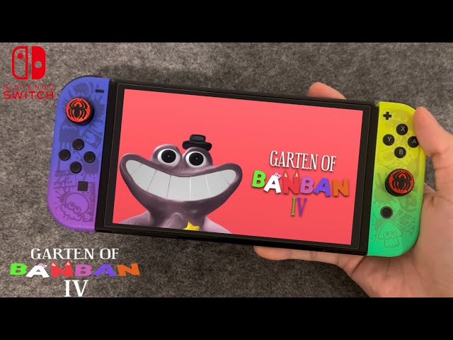 Garten of Banban 4 on Nintendo Switch Gameplay | Switch Oled Gameplay