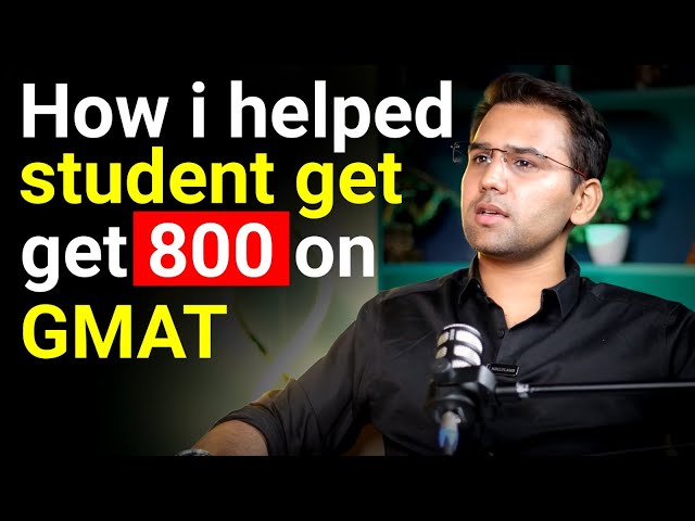 How to get GMAT 800 PERFECT SCORE Step by Step | CAT vs GMAT