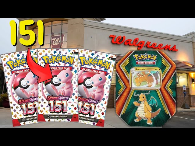 I Found 151 Pokemon Cards at Walgreens!!!