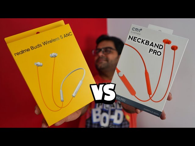 Realme Buds Wireless 5 ANC VS CMF by Nothing Neckband Pro ⚡⚡ Which one is Best Neckband Under 2000 ?