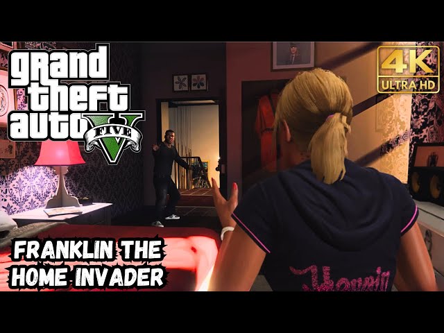 Franklin Alerts The Entire Family | Grand Theft Auto V 4K Clips