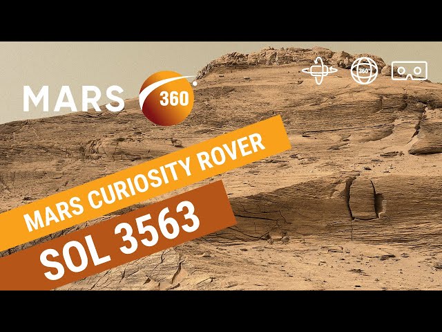 This is such a cool view! Mars 360: NASA's Mars Curiosity Rover - Sol 3563 (360video 8K)