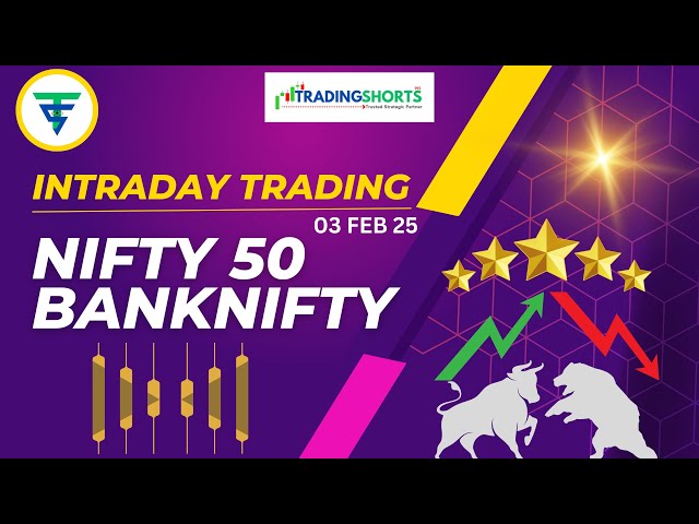 Nifty 50 | Banknifty | Live Options Trading | 03.02.2025 | February 3rd 2025