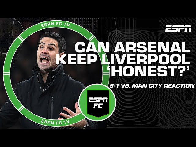 Can Arsenal keep Liverpool 'honest' in Premier League race, trailing six behind? 👀 | ESPN FC