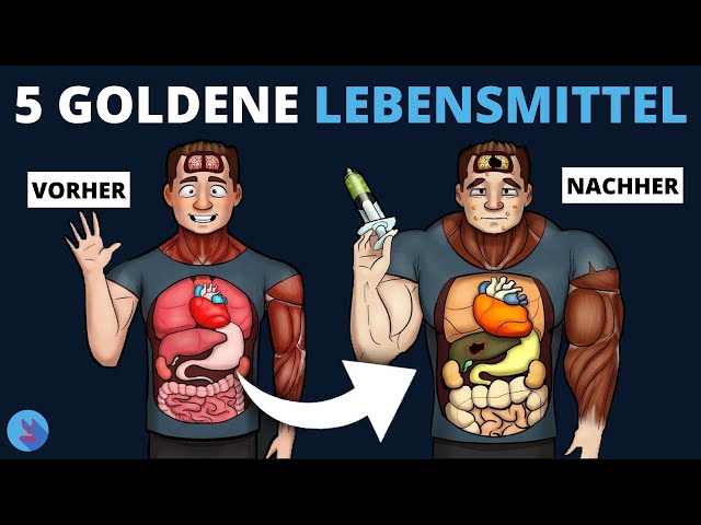 5 GOLDENE LEBENSMITTEL für deinen Muskelaufbau (Geheim) Für Männer & Frauen