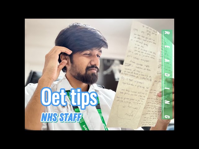 Super easy OET tips for reading | beginners complete guide | official OET