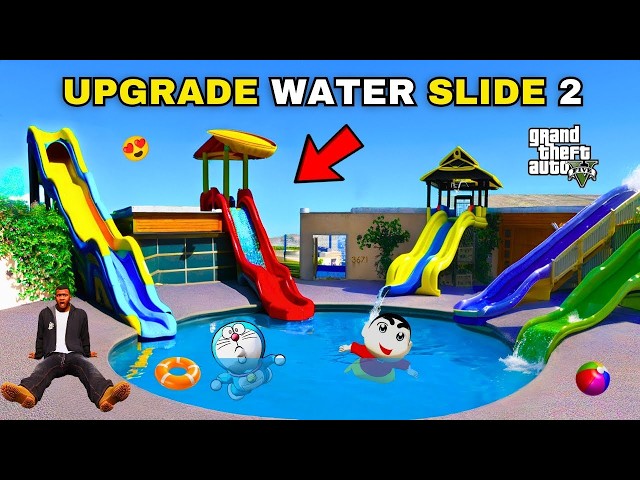 GTA 5:  Franklin Buy New Waterslides For Shinchan !