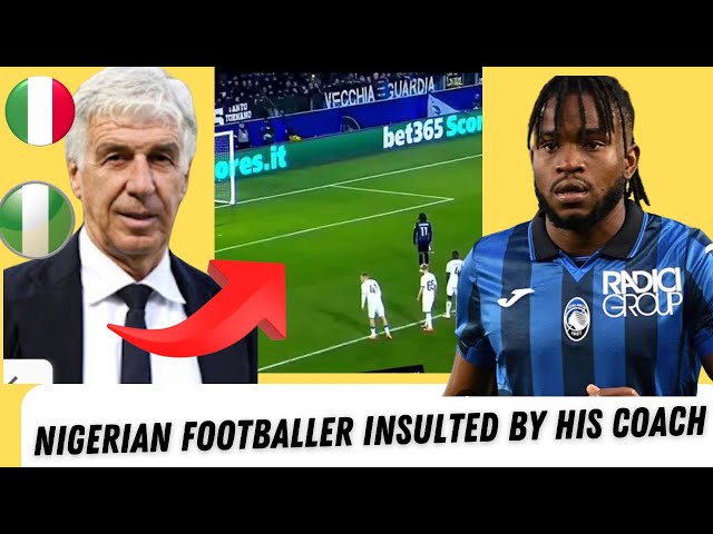 Nigerian Footballer Ademola Lookman Heavily Insulted By His Coach For Loosing A Penalty 🇳🇬🇮🇹