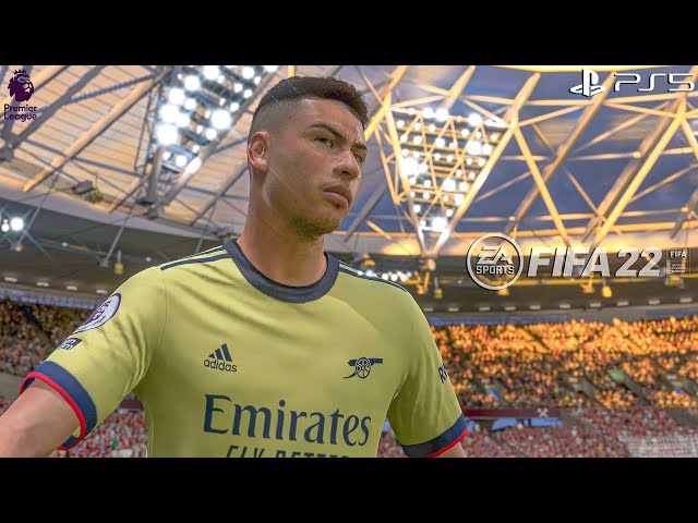 FIFA 22 4K - West Ham United Vs Arsenal - Premier League 21-22 - PS5 Gameplay