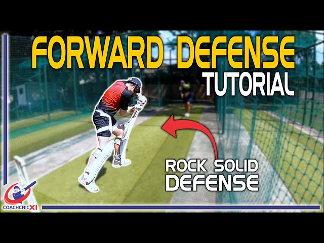 How to play the BLOCK SHOT | Forward Defense | Batting Tutorial