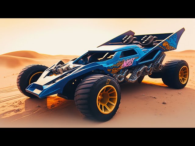 Off Road Race Cars design inspired by Hot Wheels Blade Raider model