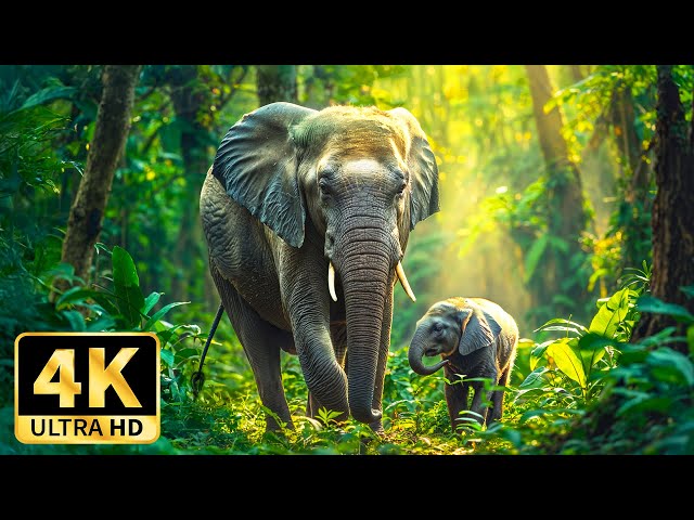 Majestic Wildlife 4K | Stunning Nature & Colorful Animals with Soothing Music