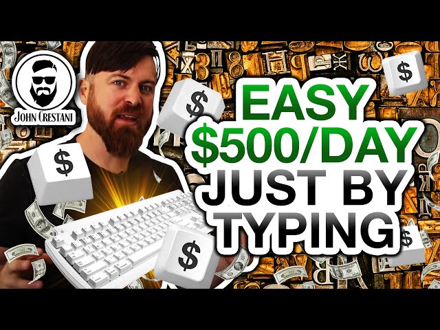 How To Make $500 A Day (PayPal Money) With Just Your Keyboard