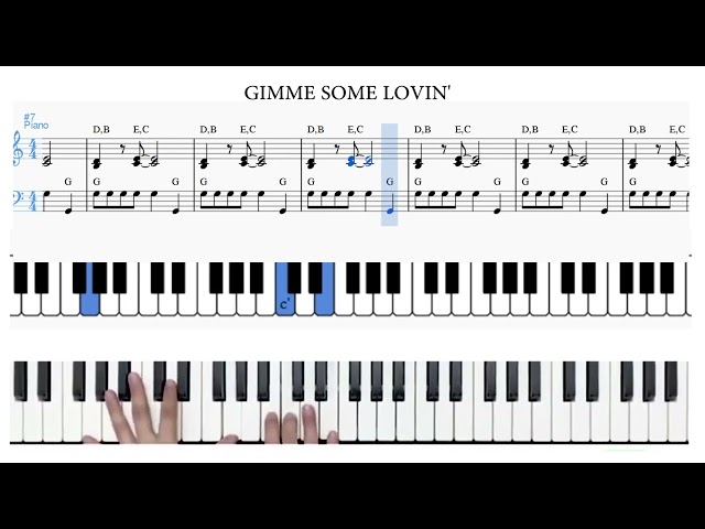 Trinity | Rock Pop | Keyboards | Initial |Gimme some loving