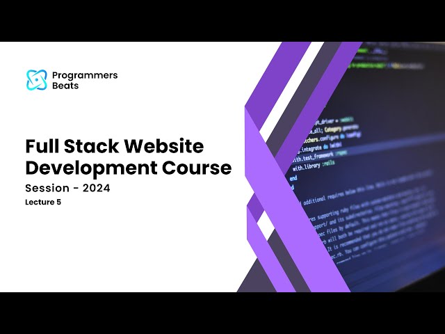 Full Stack Website Development Course in Hindi / Urdu | Lecture 5 |  HTML Elements and Attributes