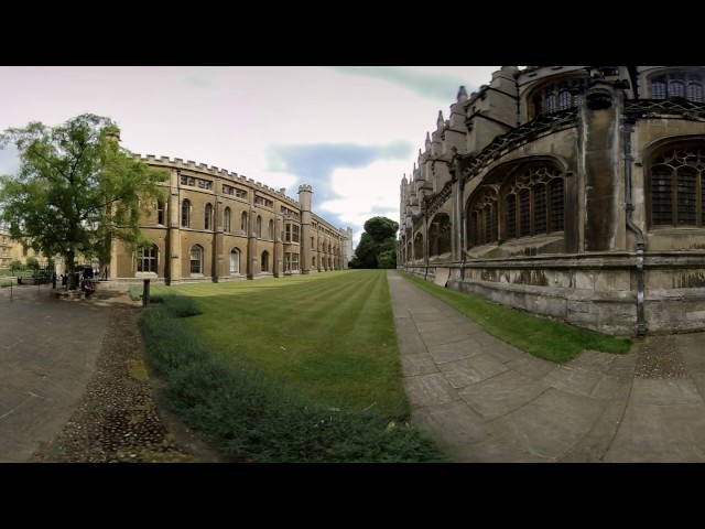 360VR King's College Chapel - Cambridge, England - 360 Video [Stock Footage] $350