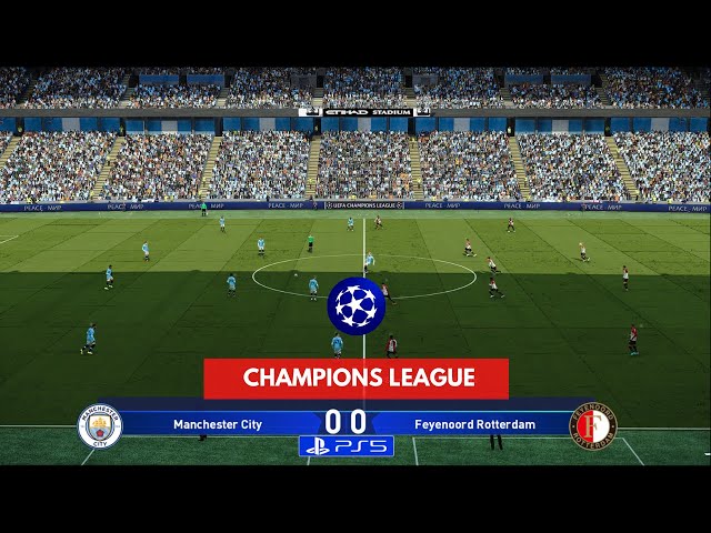 Manchester City vs Feyenoord UEFA Champions League | English Commentary