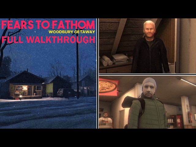 █ Horror Game "Fears to Fathom - Woodbury Getaway" – full walkthrough █