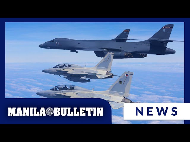 PAF fighter jets, US bomber aircraft begin drills over WPS