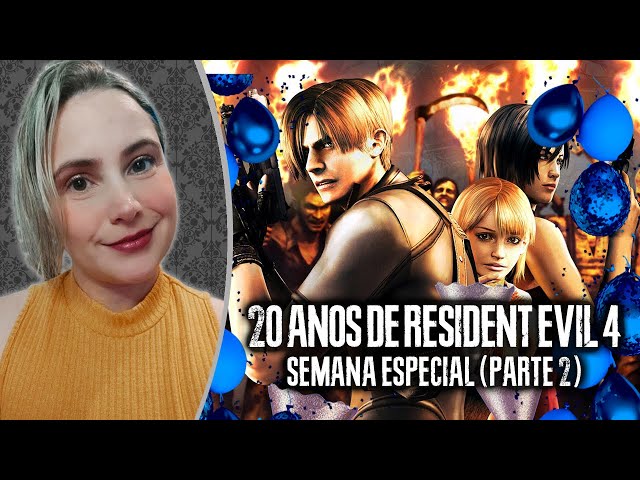 AO VIVO: Celebrando os 20 ANOS de RESIDENT EVIL 4 (2005)! SEMANA ESPECIAL (Parte 2)