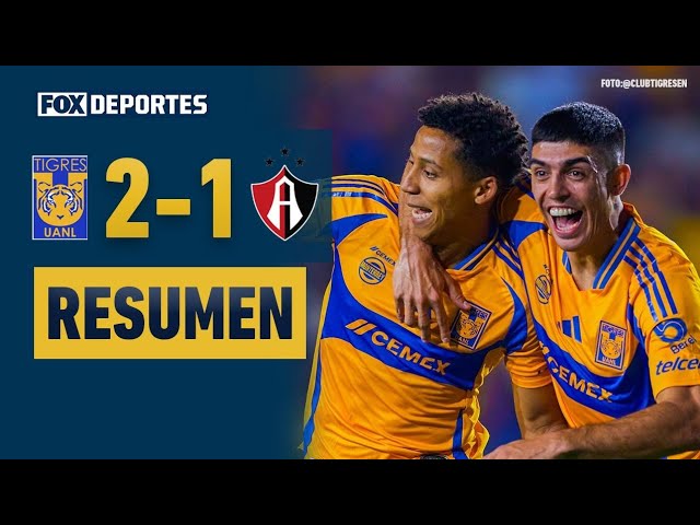 🐯💪 TIGRES SE LEVANTA | Tigres 2-1 Atlas | HIHGLIGHTS | Liga MX