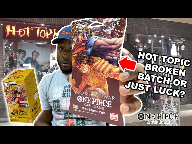 OP02 vs OP04 One Piece TCG Packs! Hot Topic Has Broken OP02 Packs?