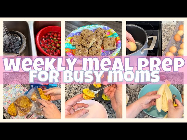 Easy Weekly Meal Prep For Mom and Kids // Kids Meal Ideas // Breakfast Meal Prep // x Feeding Kae